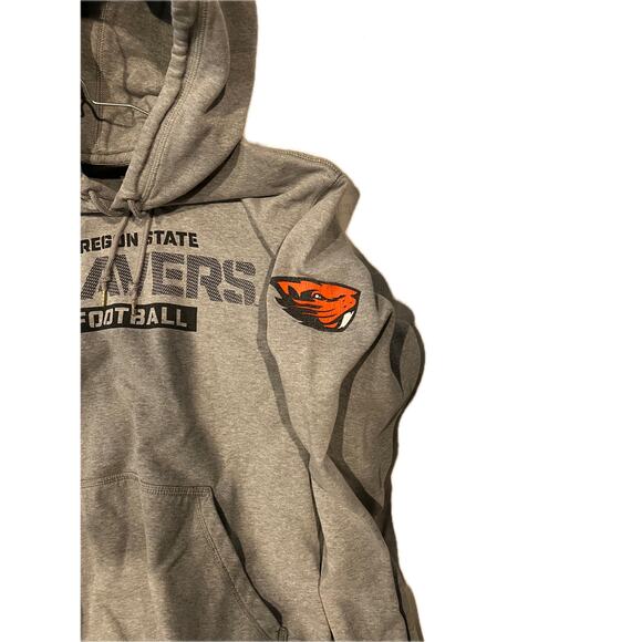 Nike Gray Oregon State Beavers Pullover Hoodie Mens L - Picture 3 of 4